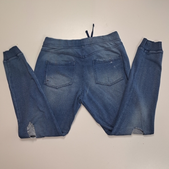 pam & gela women's stretch pants size M with hollow fashion in front. - Picture 2 of 12